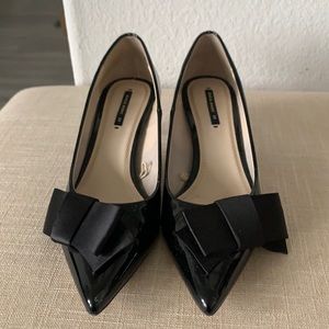 Black kitten zara heels